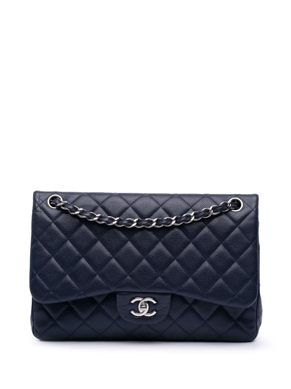CHANEL Pre-Owned 2014 Medium Classic Caviar Double Flap shoulder bag - CHANEL Pre-Owned 2014 Medium Classic Caviar Double Flap shoulder bag -