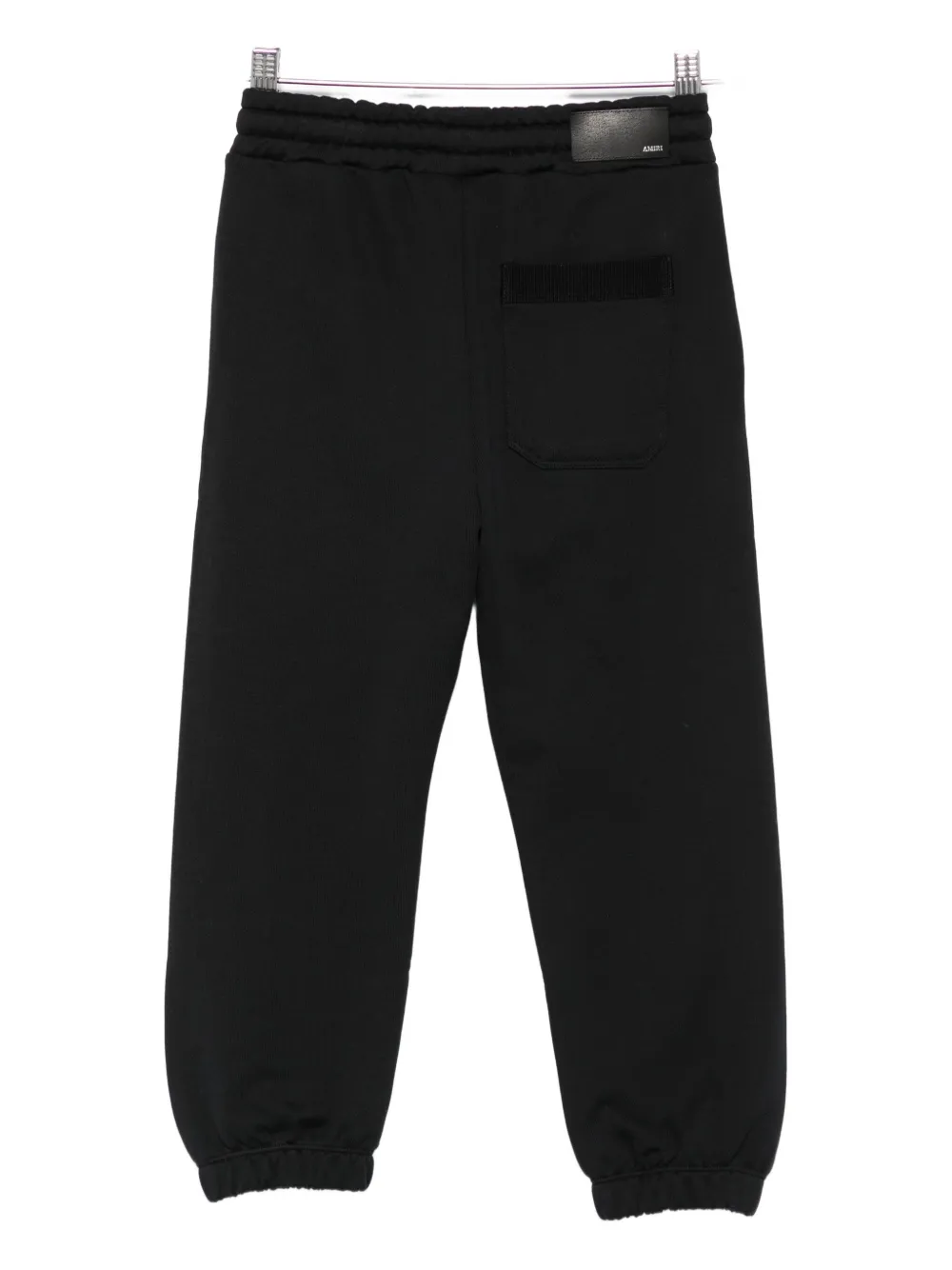 AMIRI KIDS logo-embroidered cuffed sweatpants Zwart