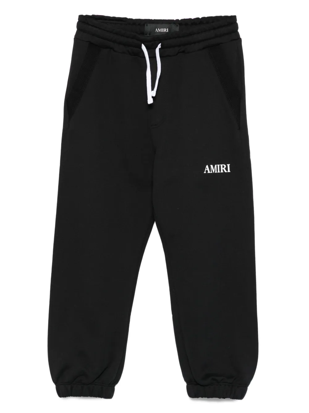 AMIRI KIDS logo-embroidered cuffed sweatpants Zwart