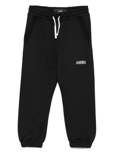 AMIRI KIDS logo-embroidered cuffed sweatpants
