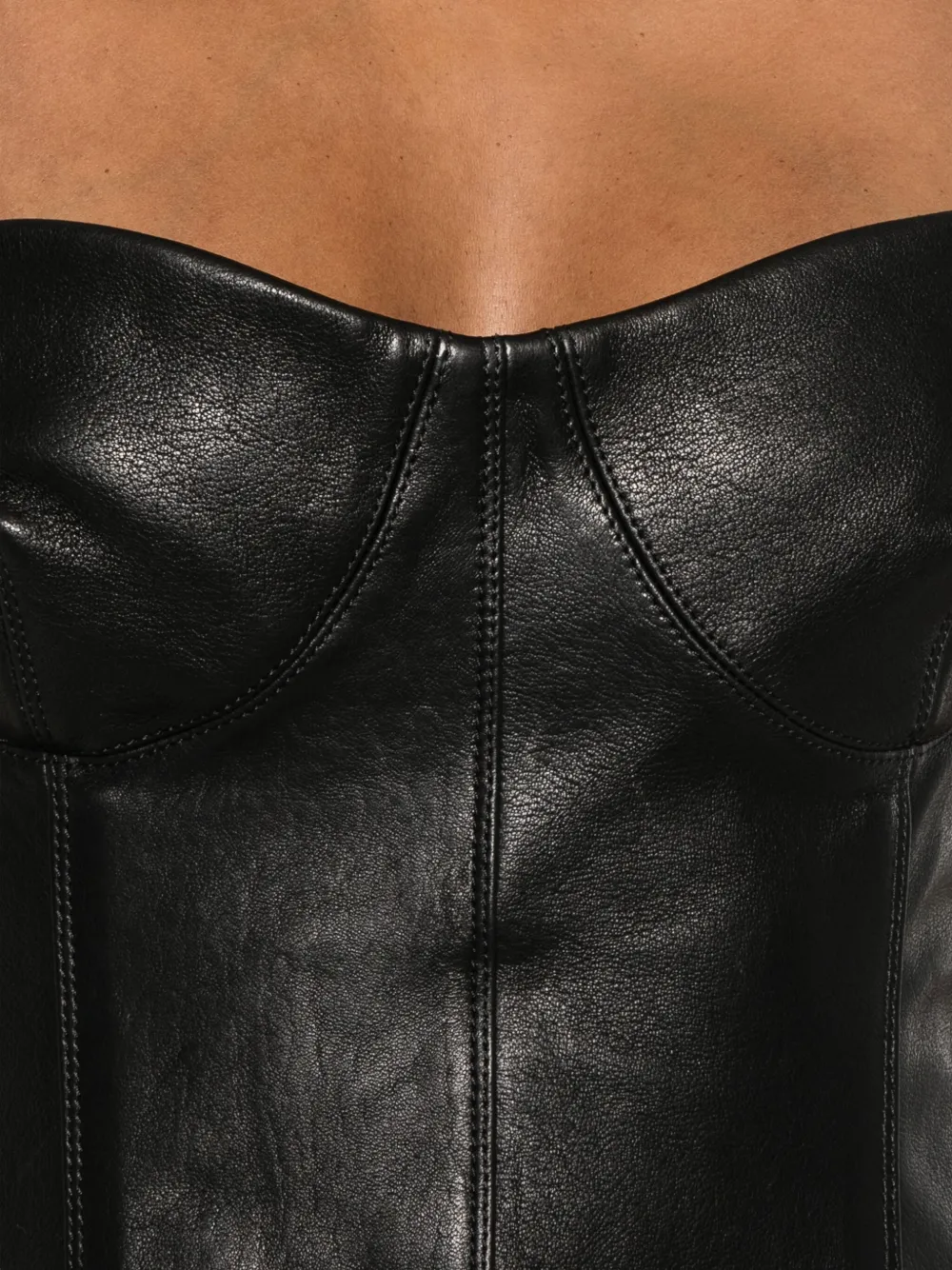 Simkhai Strapless Bustier Top In Black