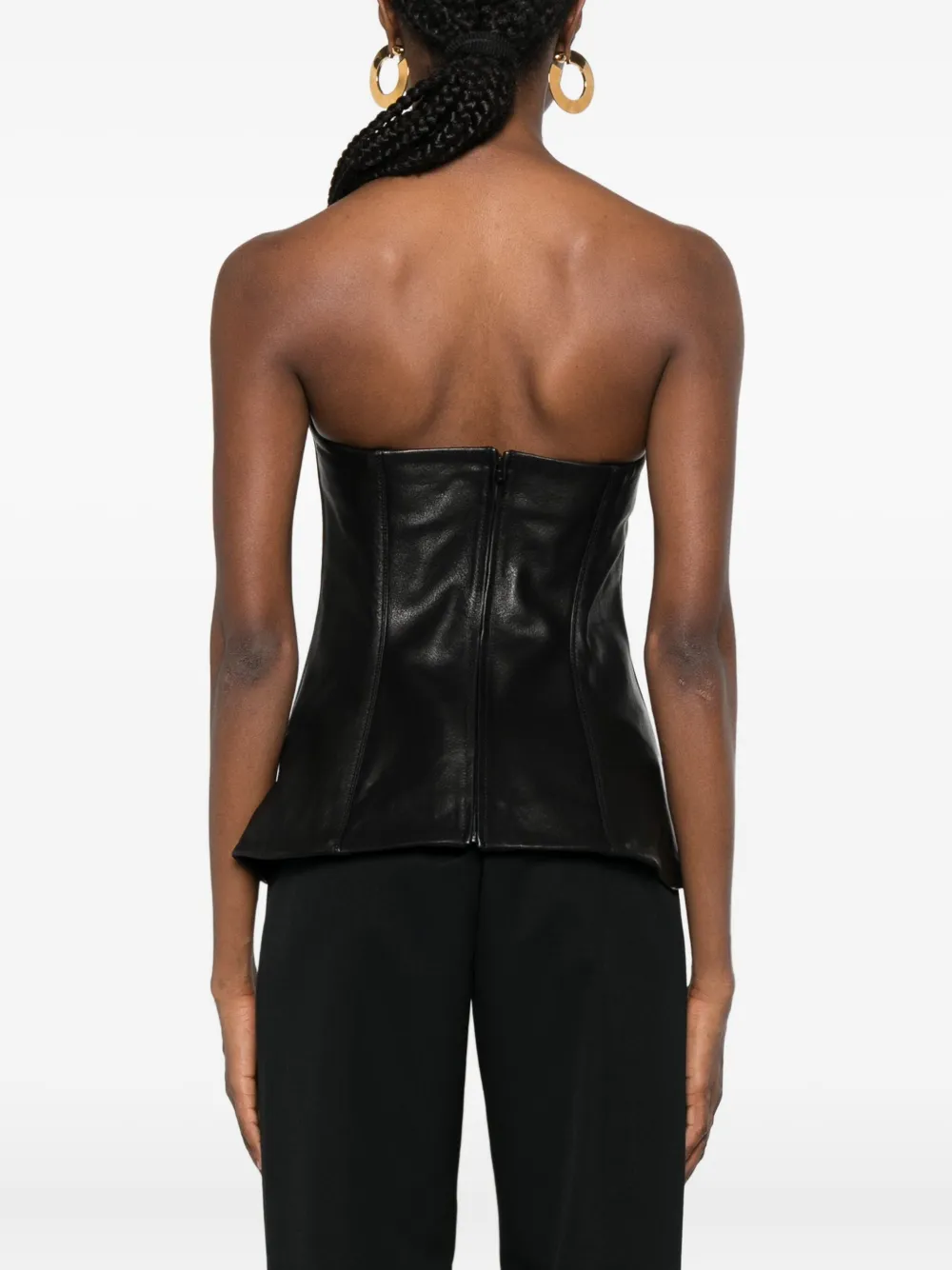 Simkhai Strapless top Zwart