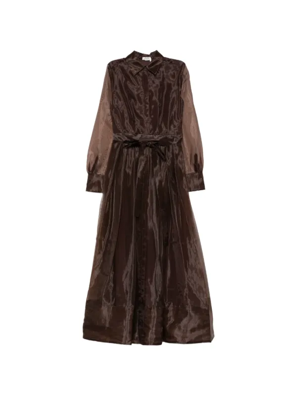simkhai brown dress Shirt Midi | Ebay