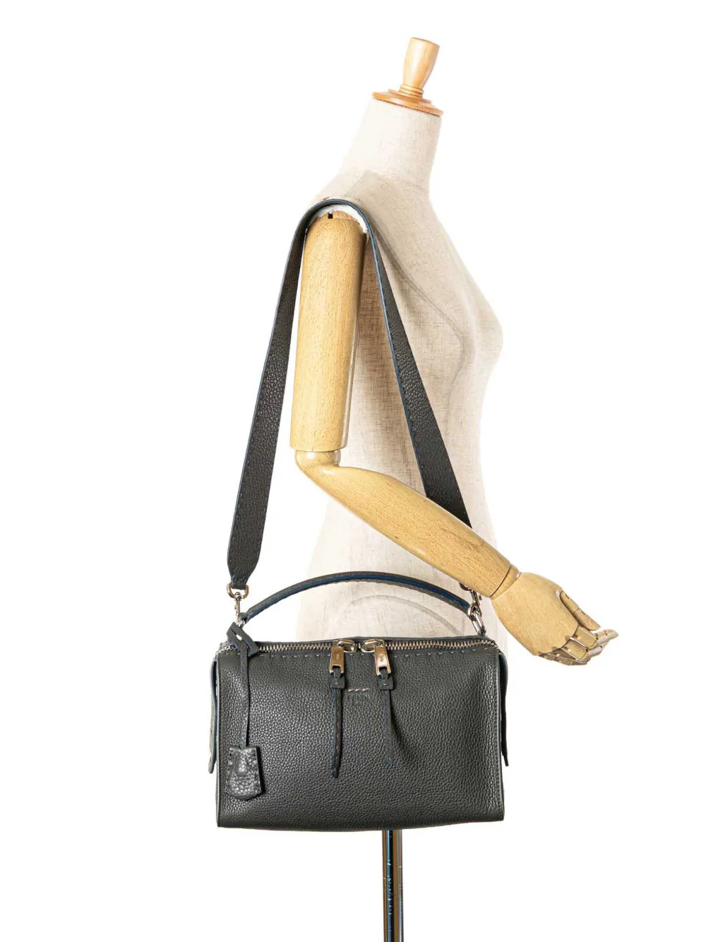 Fendi Pre-Owned 2000-2010 Leather Selleria Lei satchel | Pre-Owned | Image 2