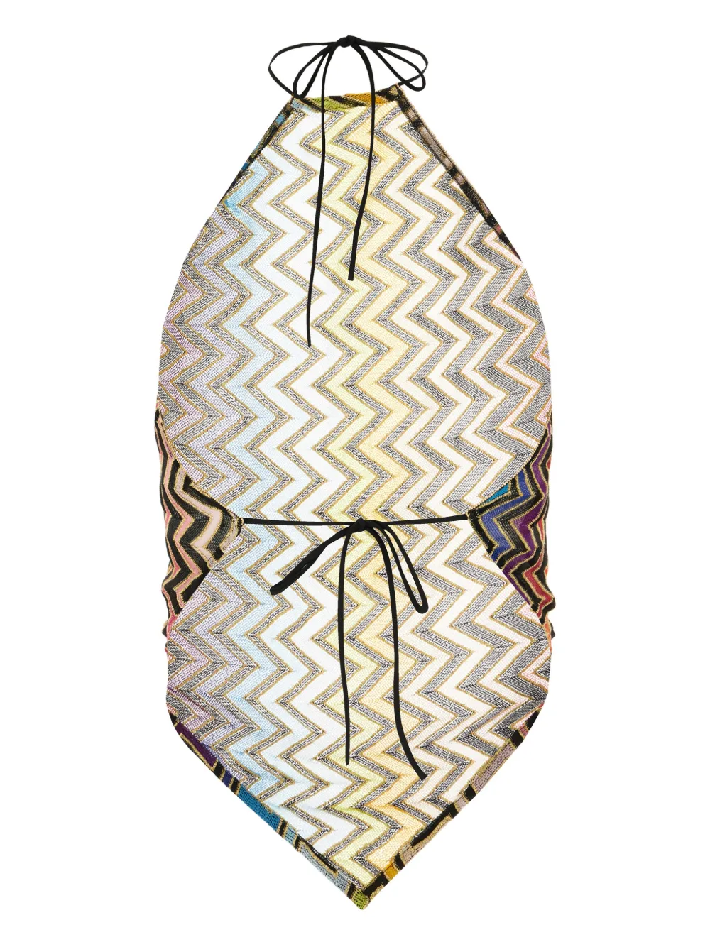 Missoni Zigzag Halterneck Top In Multi