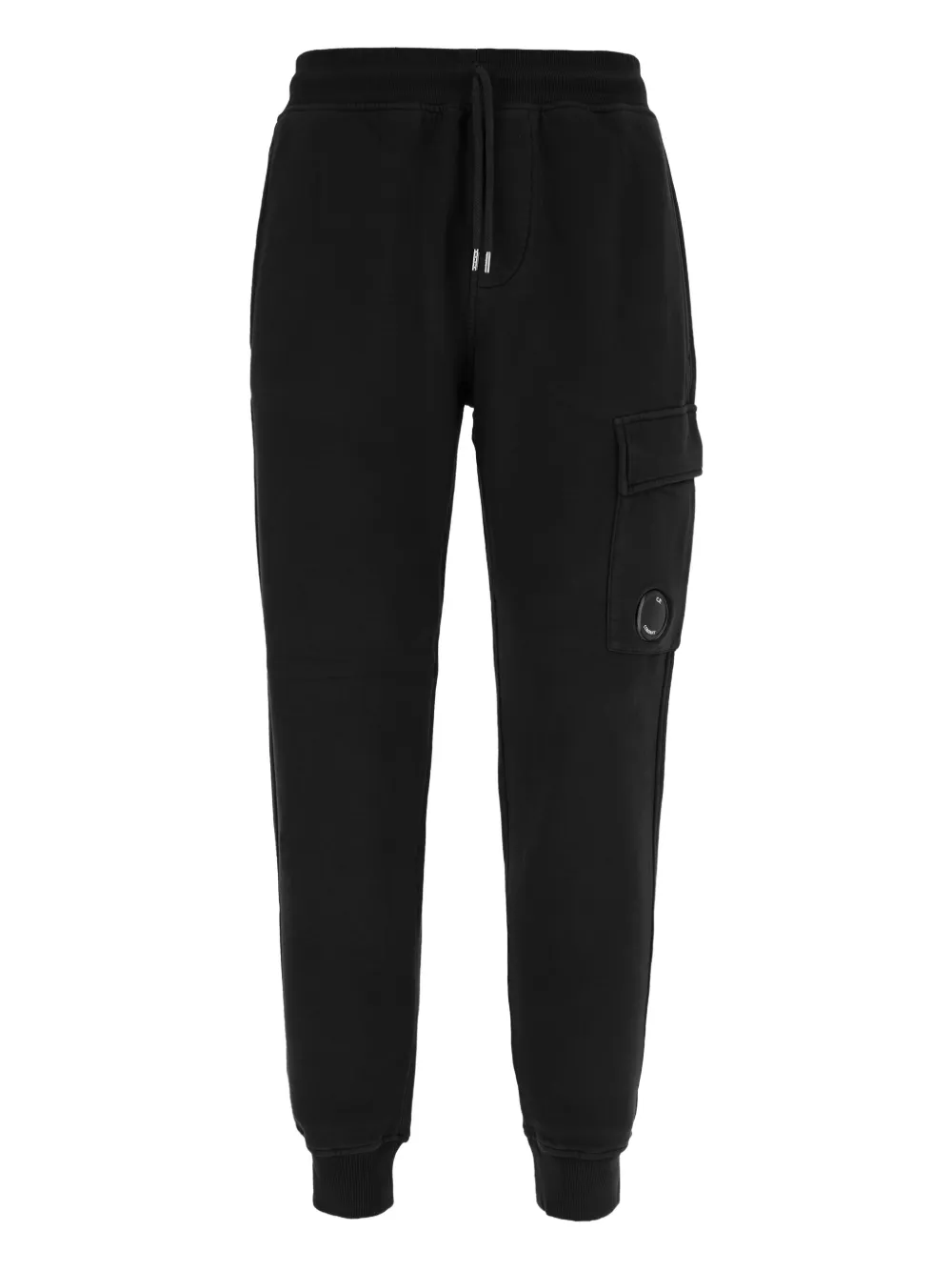 C.P. Company Lens-detail track pants Zwart