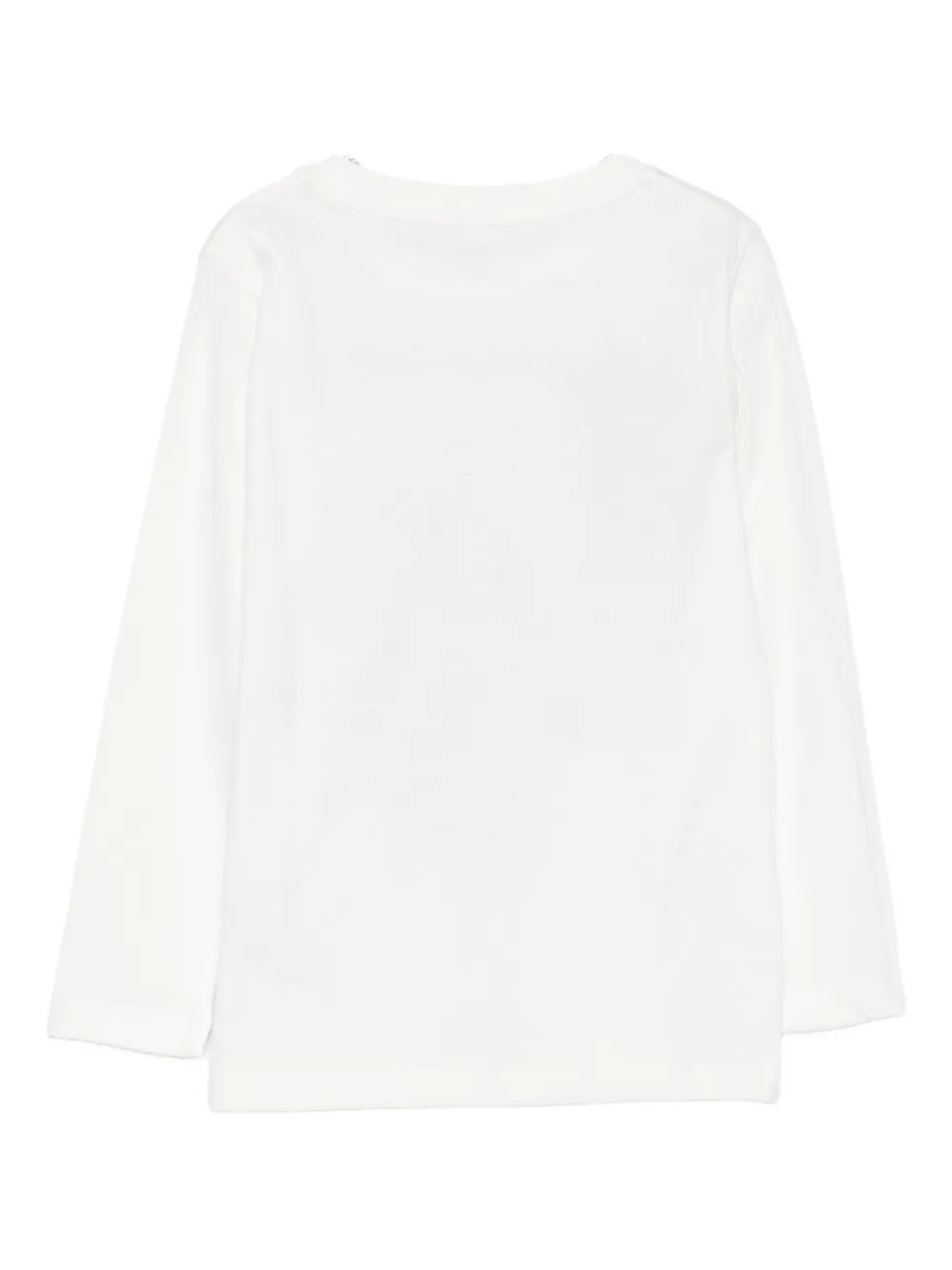 Stella McCartney Kids squirrel-print long-sleeve top Wit