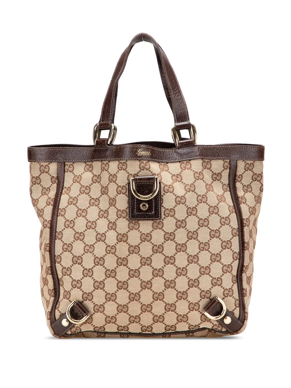 Gucci Pre-Owned 2000-2015 GGキャンバス アビー Dリング トートバッグ - ブラウン Gucci Pre-Owned 2000-2015 GGキャンバス アビー Dリング トートバッグ - ブラウン