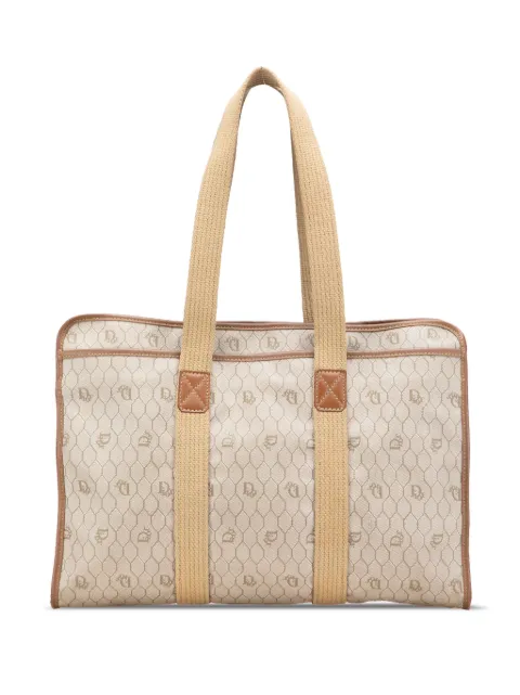 Christian Dior Pre-Owned 20th Century Honeycomb Coated Canvas business bag