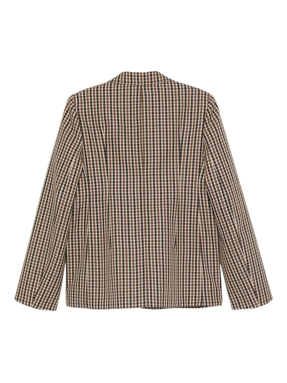 Jil Sander Geruite blazer Bruin
