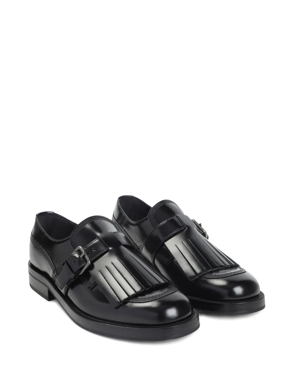 Church's buckle-detail fringe loafers Black
