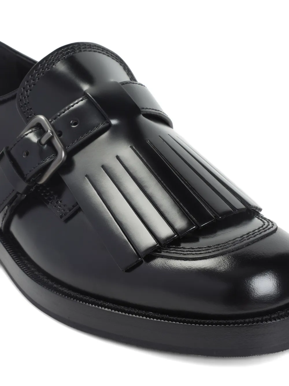 Church's buckle-detail fringe loafers Black