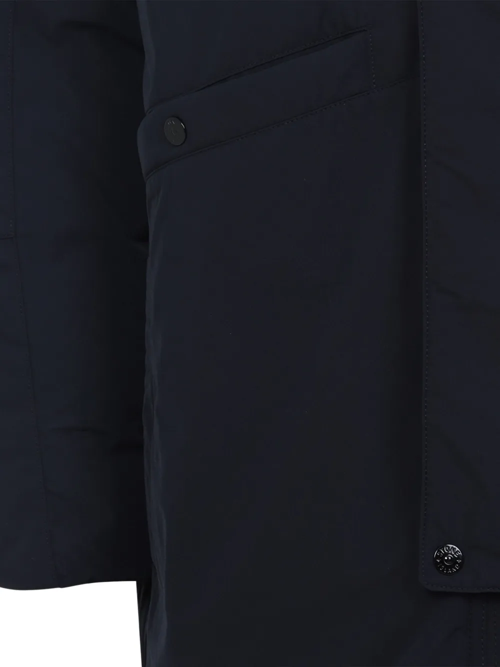 Stone Island micro-twill Primaloft coat Blauw