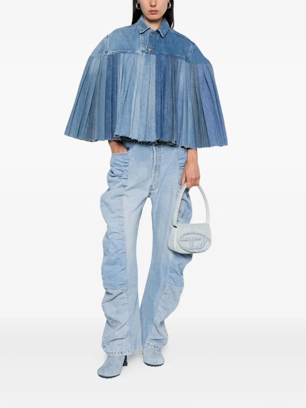 E.L.V DENIM Roan ruffled-panel jeans | Boyfriend Jeans | Image 2