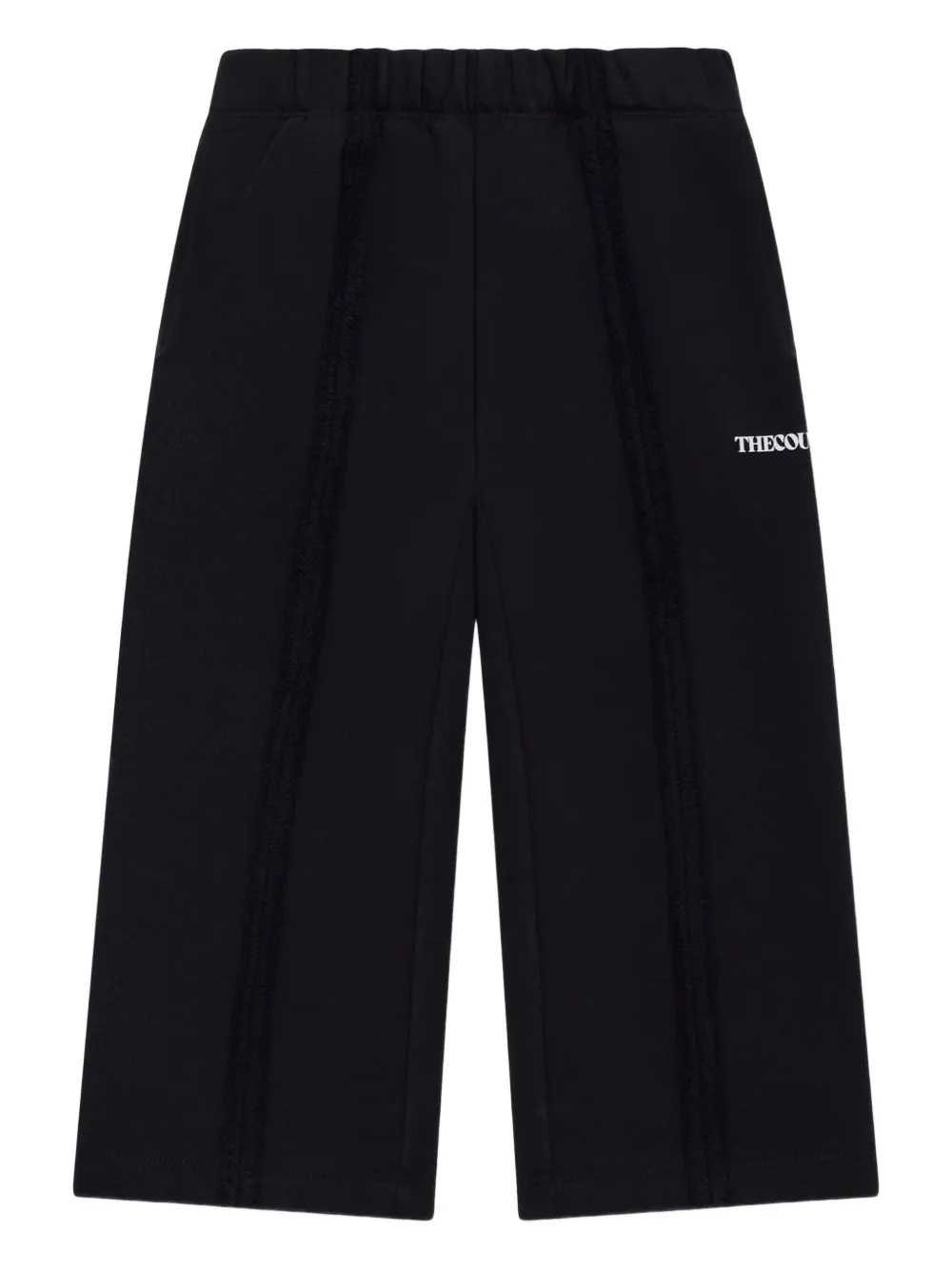 THE COUTURE CLUB KIDS elastic-waistband panelled trousers | Black | Image 1
