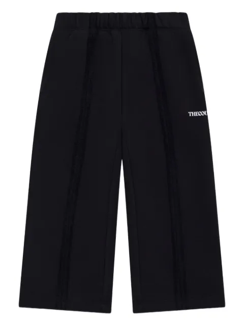 THE COUTURE CLUB KIDS elastic-waistband panelled trousers