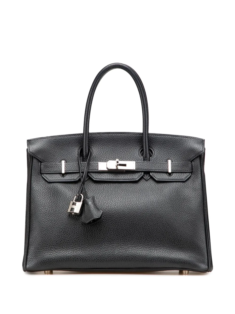Hermès Pre-Owned 2003 Togo Birkin Retourne 30 handbag - ブラック Hermès Pre-Owned 2003 Togo Birkin Retourne 30 handbag - ブラック