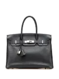 Hermès Pre-Owned 2003 Togo Birkin Retourne 30 handbag - Black