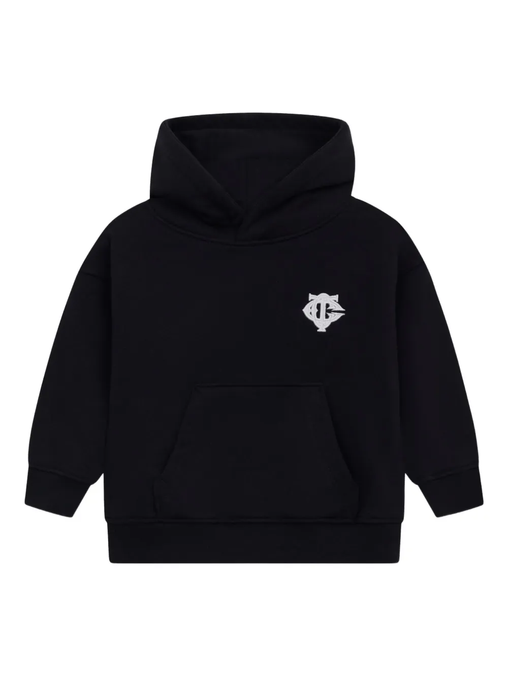 THE COUTURE CLUB KIDS logo-embroidered hoodie | Black | Image 1