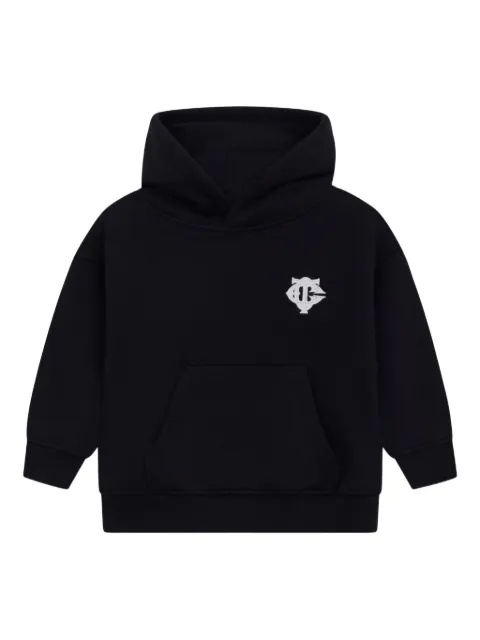 THE COUTURE CLUB KIDS logo-embroidered hoodie