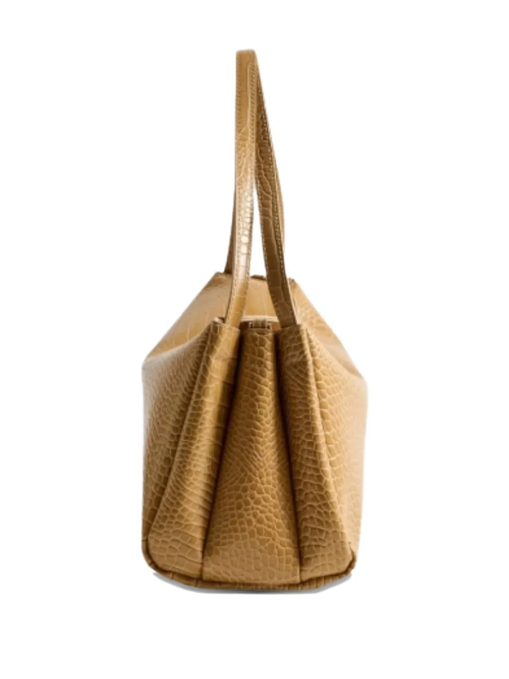 Themoirè Eudora Embossed Shoulder Bag In Brown