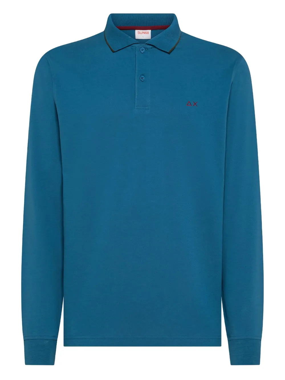 Sun68 playera tipo polo de piqué | azul | Image 1