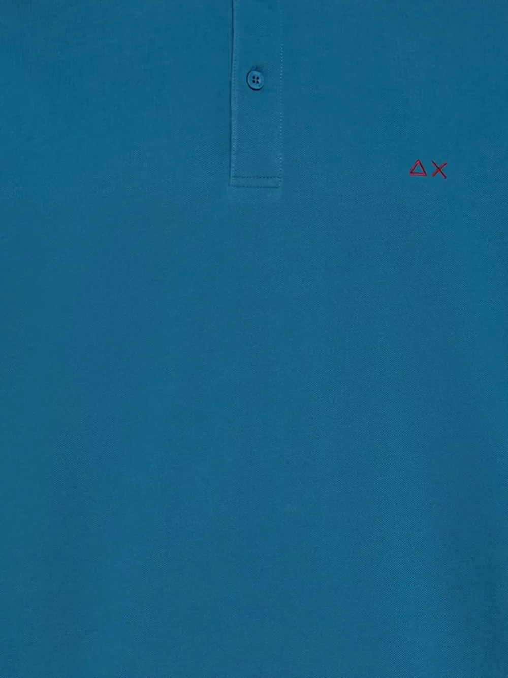 Sun68 piqué polo shirt - Blauw