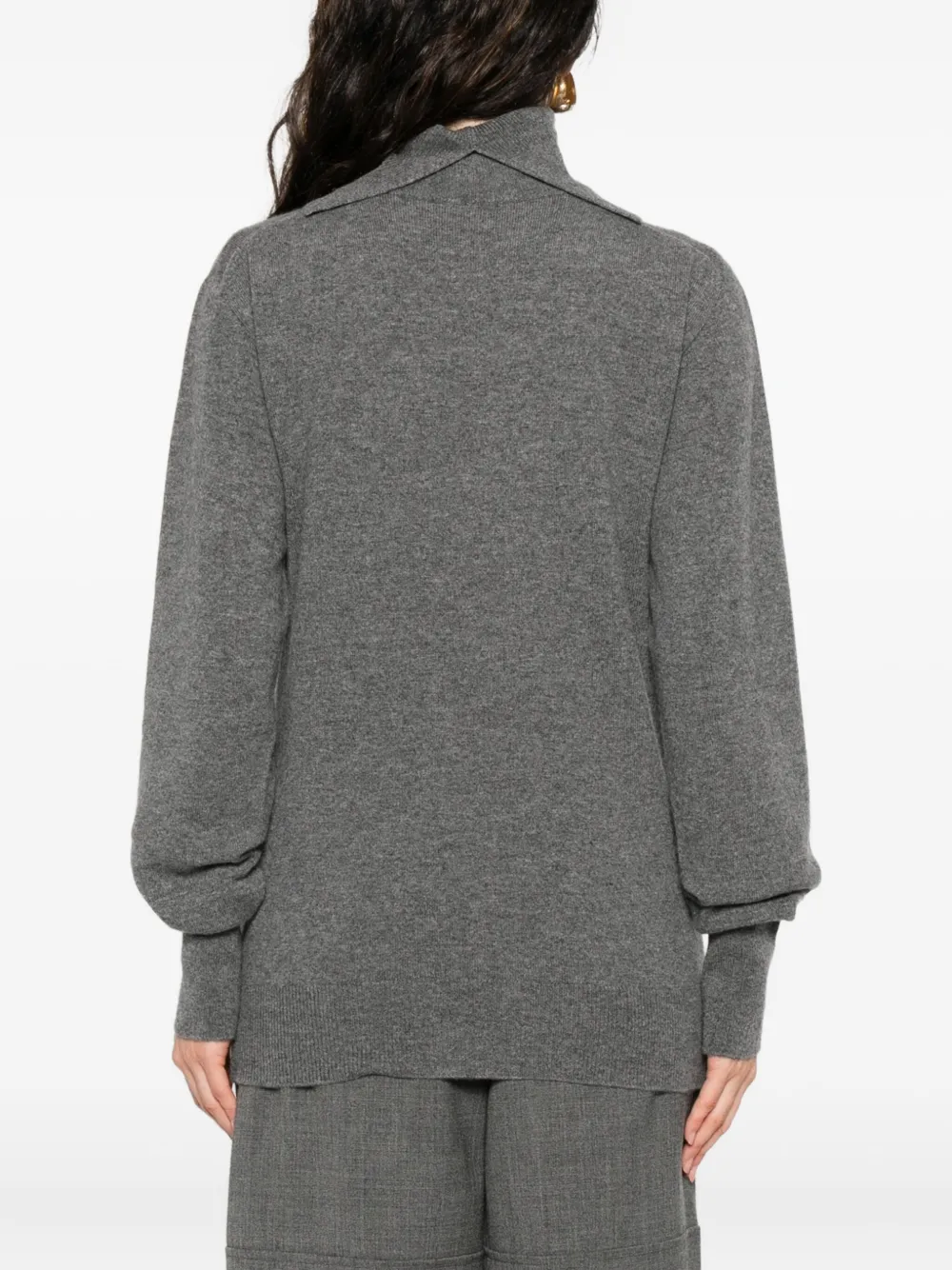 Jil Sander Kasjmier top met col Grijs
