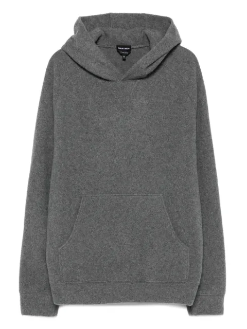 Giorgio Armani hooded long-sleeves sweater
