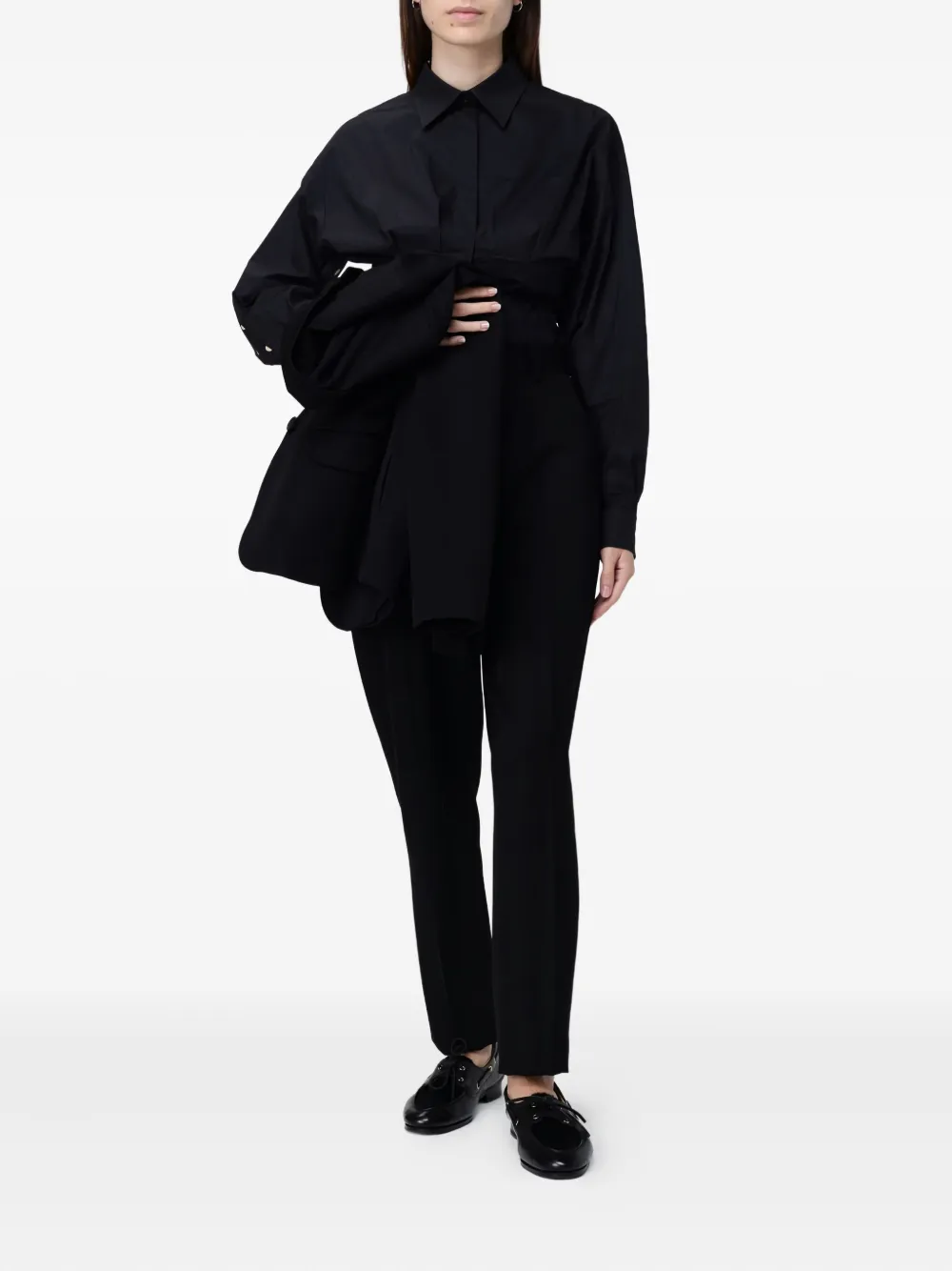 Moschino Single-breasted Blazer In Black