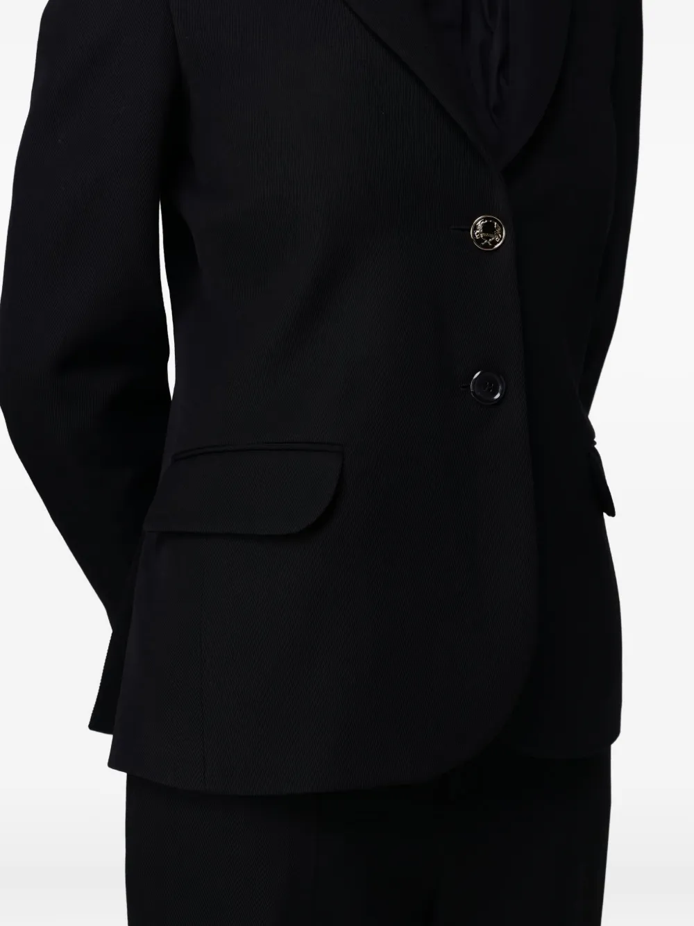 Moschino Single-breasted Blazer In Black