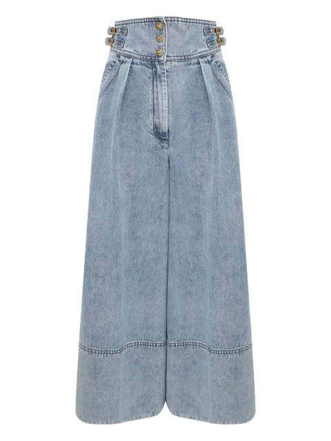 ZIMMERMANN high-waist denim cullote