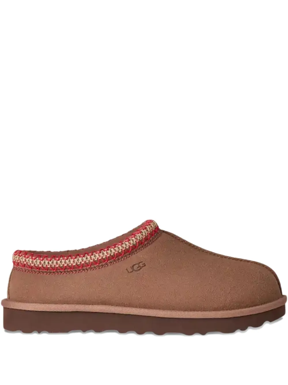 UGG Tasman II braided-trim sheepskin slippers Brown