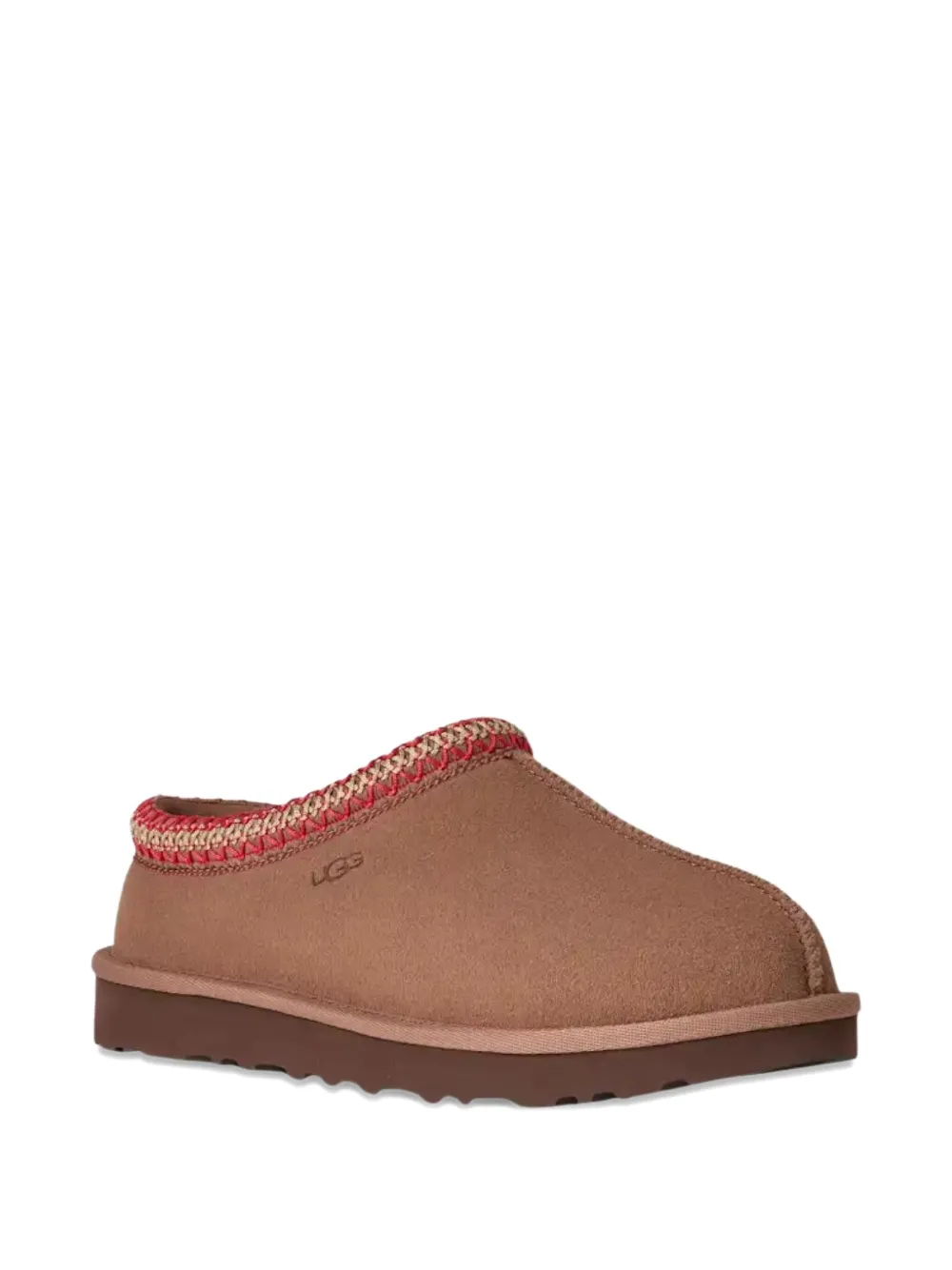 UGG Tasman II braided-trim sheepskin slippers Brown