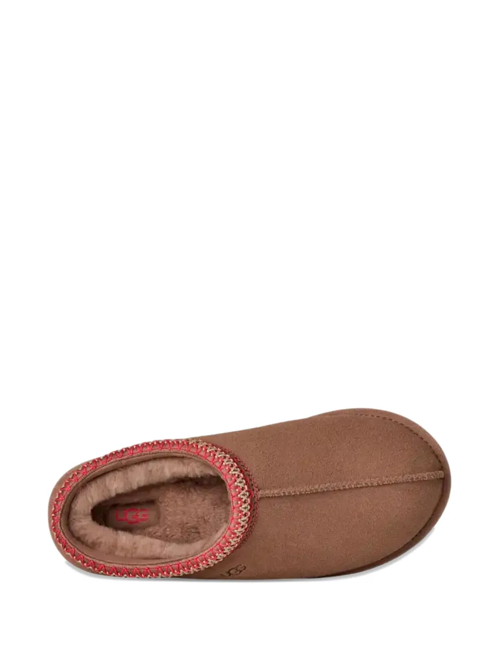UGG Tasman II braided-trim sheepskin slippers Brown
