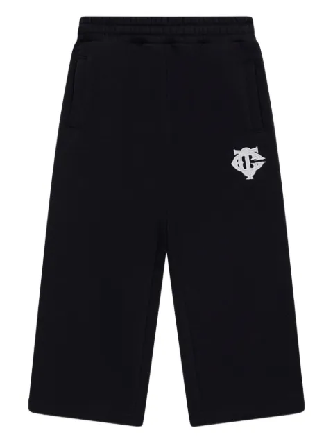 THE COUTURE CLUB KIDS logo-embroidered pocket trousers