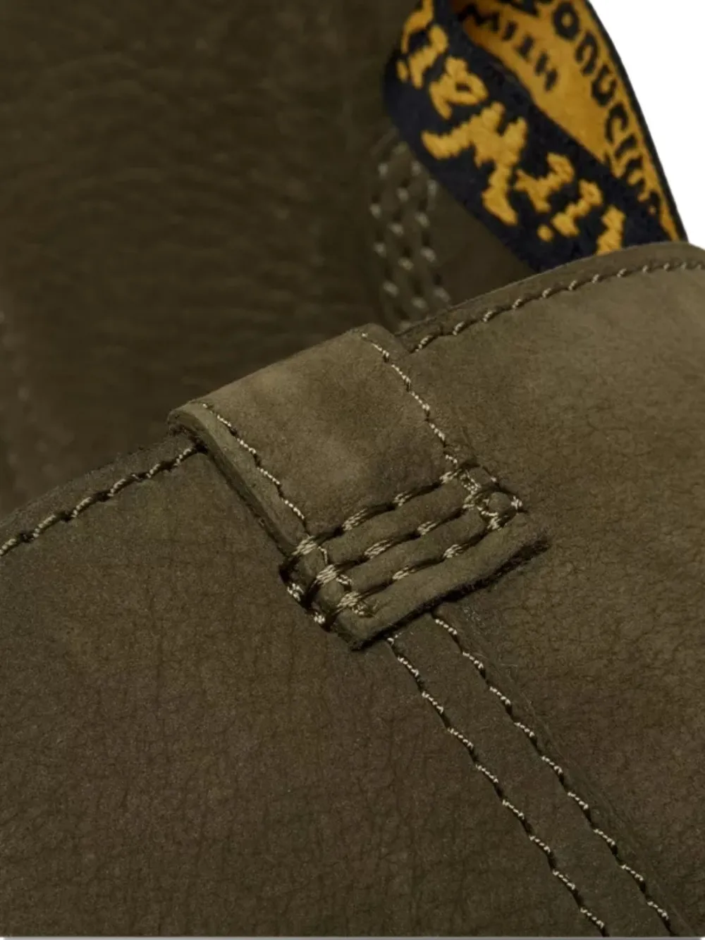 Dr. Martens Zebzag Rigger Slip On Nubuck Boots In Green