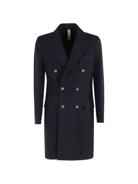 Eleventy double-breasted peak-lapels coat