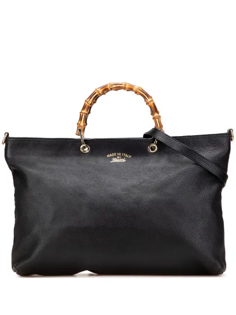 Gucci Pre-Owned 2000-2015 Large Calfskin Bamboo Shopper satchel