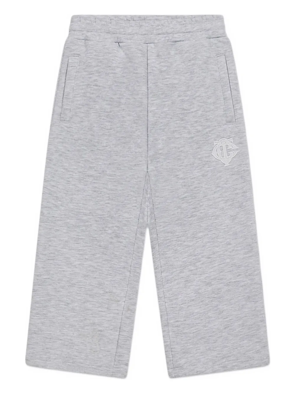 THE COUTURE CLUB KIDS embroidered-logo trousers | Grey | Image 1