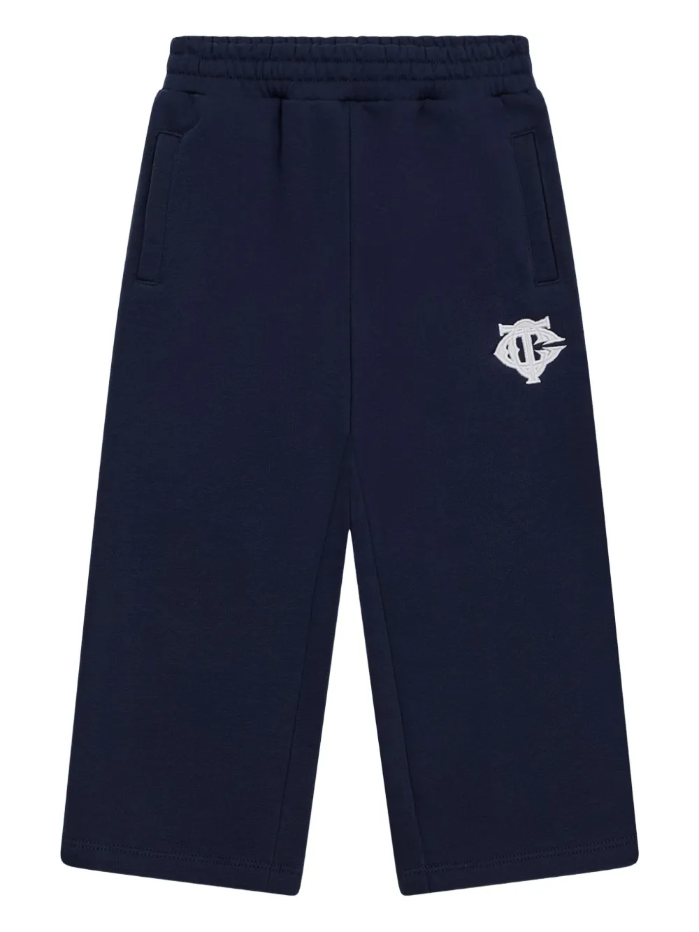 THE COUTURE CLUB KIDS embroidered-pocket track pants | Blue | Image 1