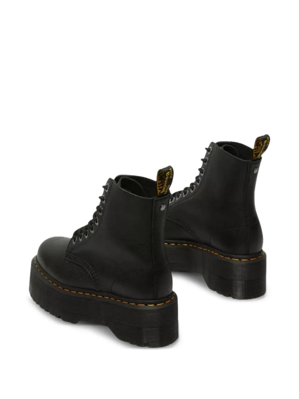 Dr. Martens Laarzen met plateauzool Zwart