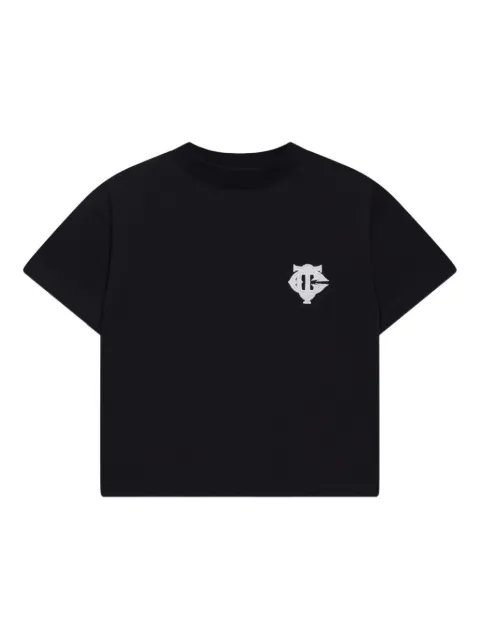 THE COUTURE CLUB KIDS logo-embroidered T-shirt