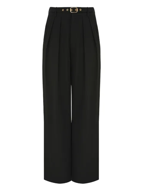 ZIMMERMANN pleated belted trousers