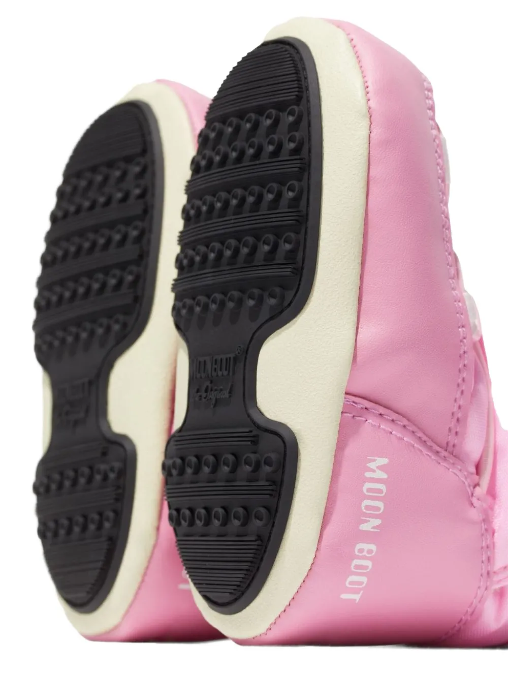 Moon Boot Kids Crib logo strap boots Roze