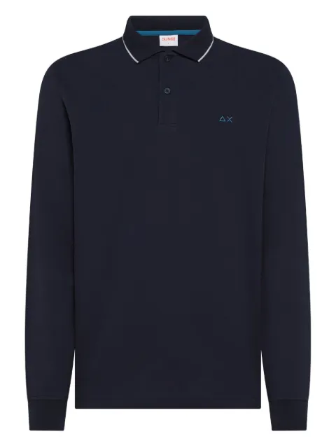 Sun68 long-sleeve polo shirt