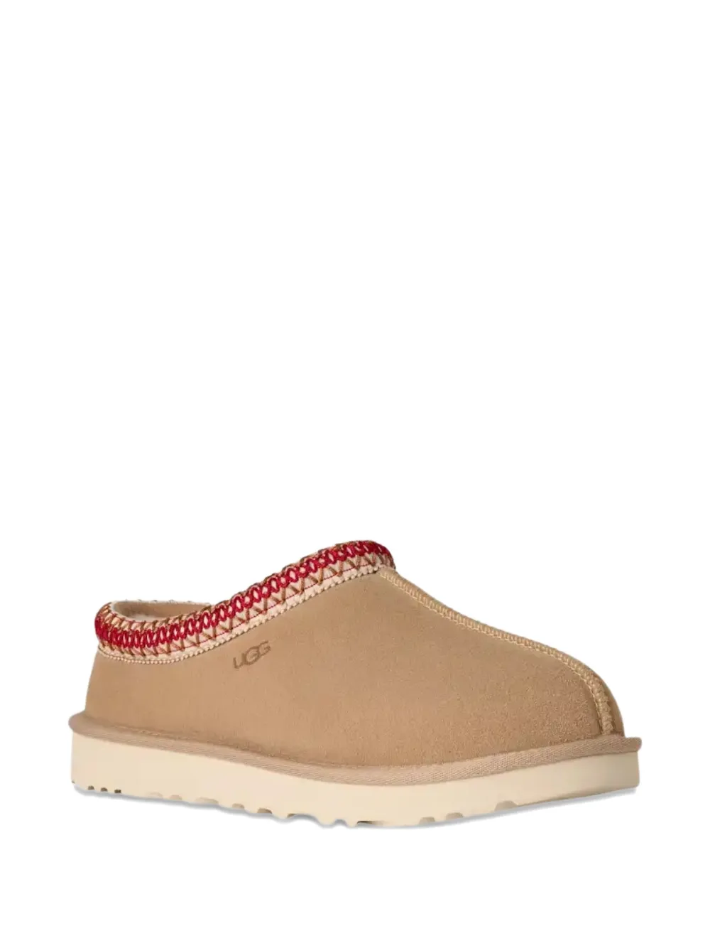 UGG Tasman II braided-trim sheepskin slippers Neutrals