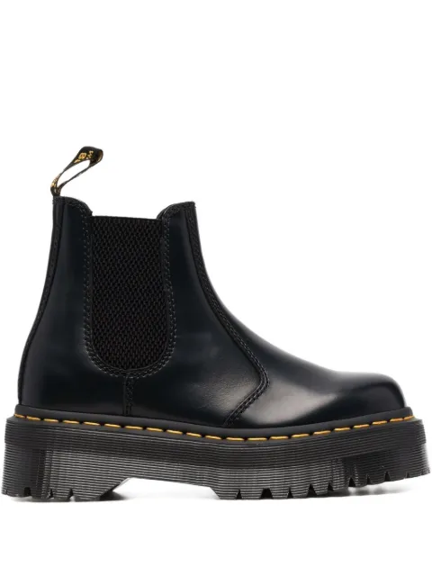 Dr. Martens 50mm  2976 Quad leather platform chelsea boots