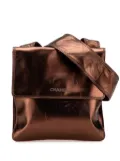 CHANEL Pre-Owned 1997-1999 Metallic Lambskin Flap crossbody bag - Brown