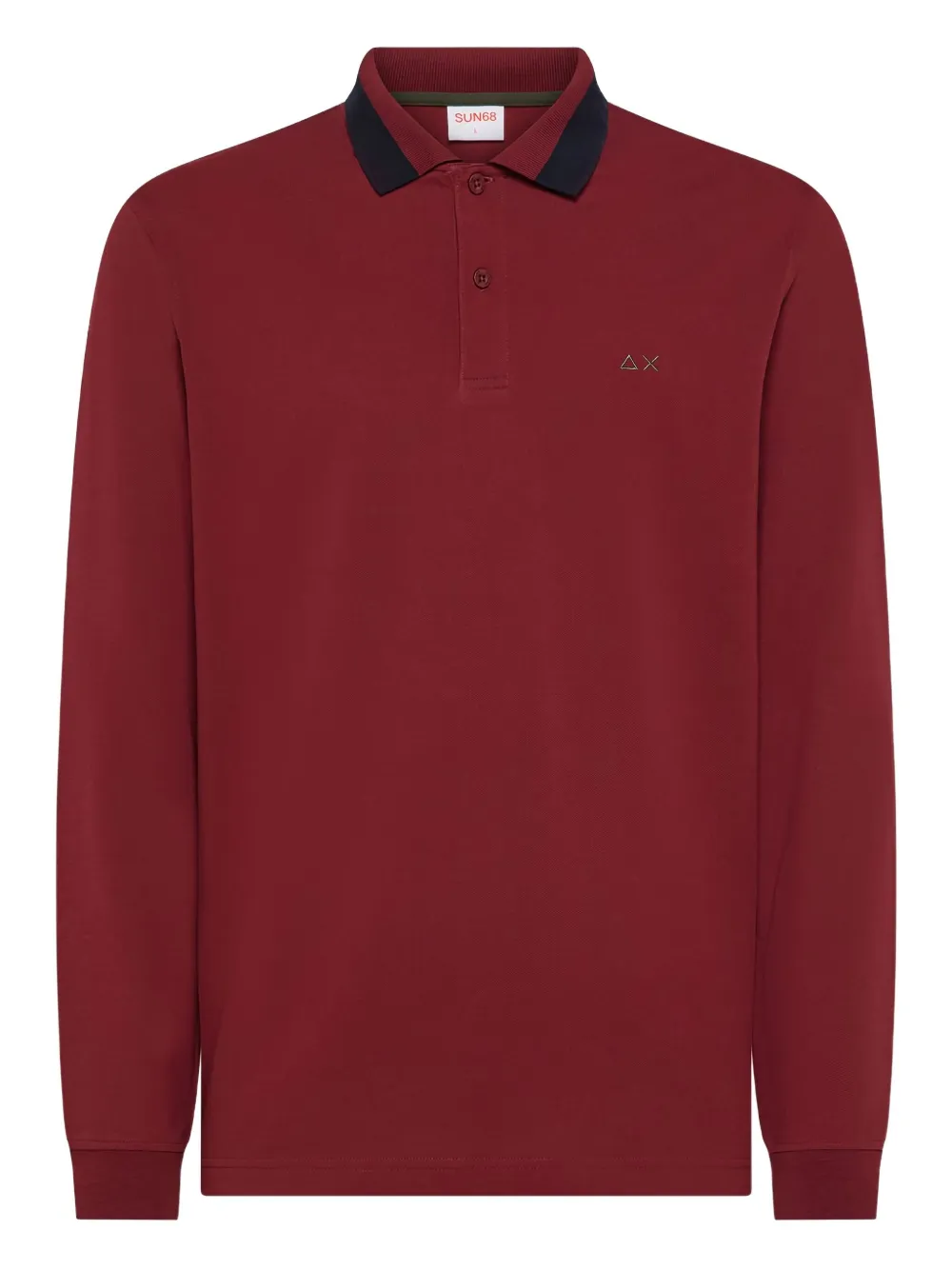 Sun68 Poloshirt mit Ellenbogen-Patches | Rot | Image 1